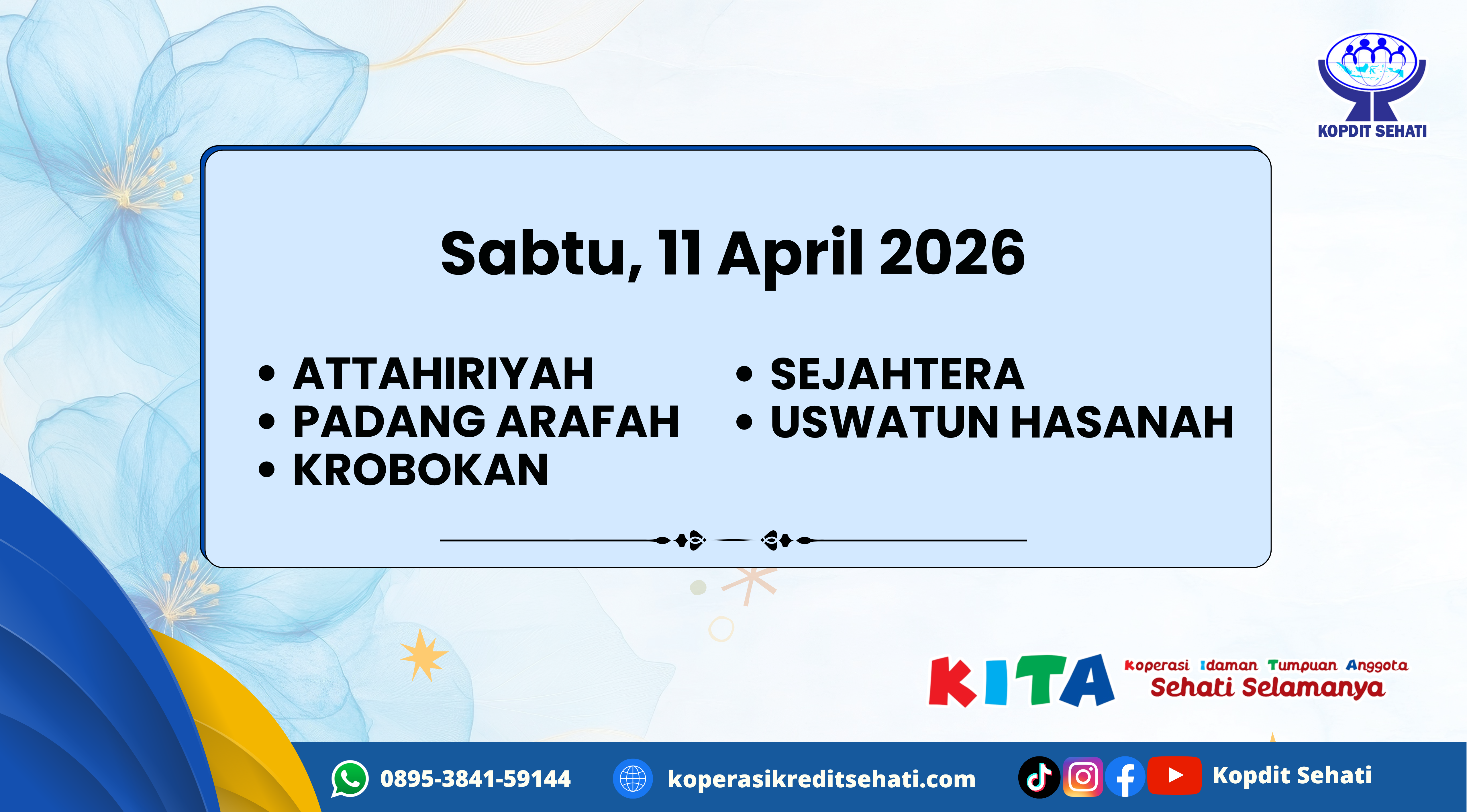 REMBUK KELOMPOK 2026 | 11 APRIL