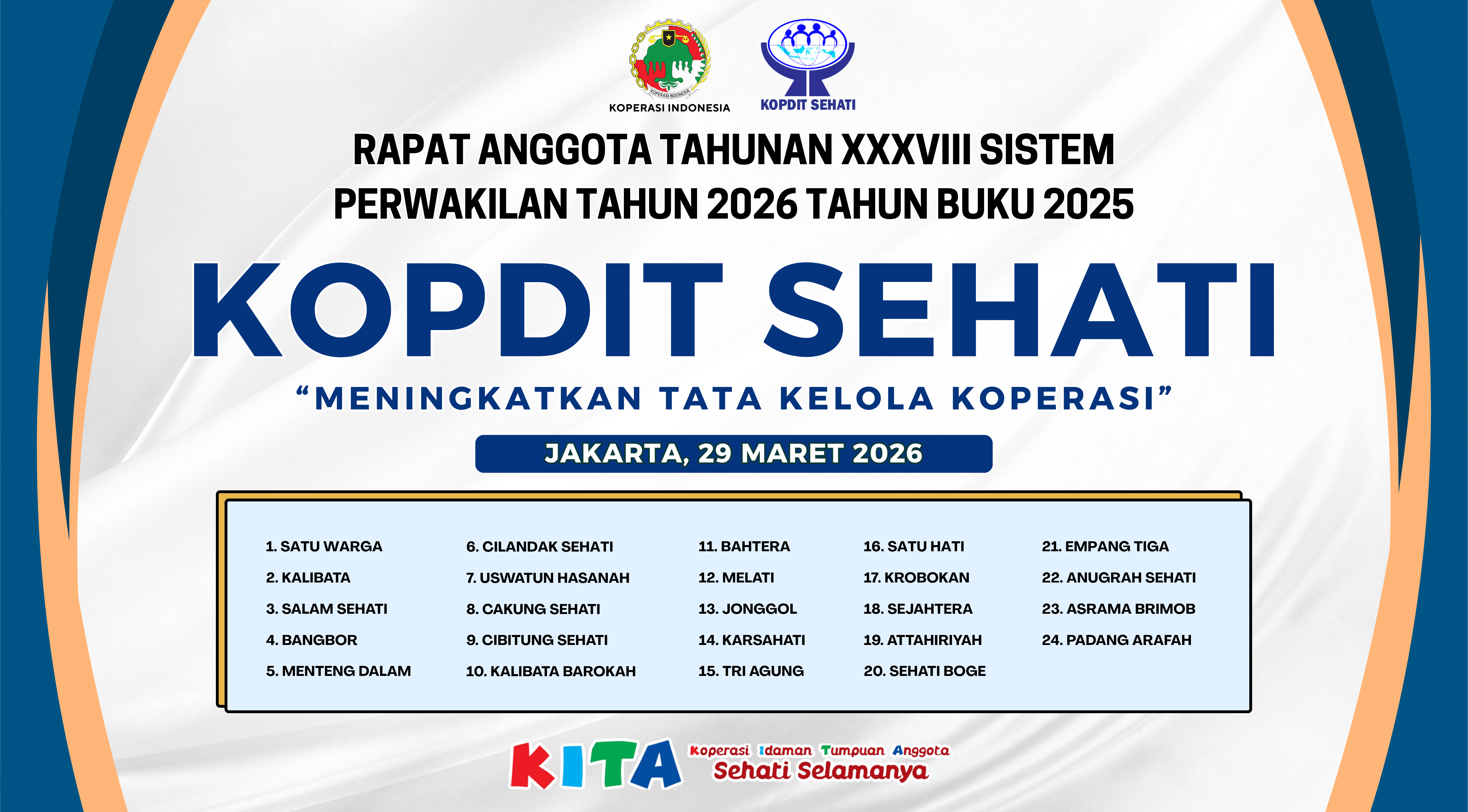 RAPAT ANGGOTA TAHUNAN KE-38 KOPDIT SEHATI